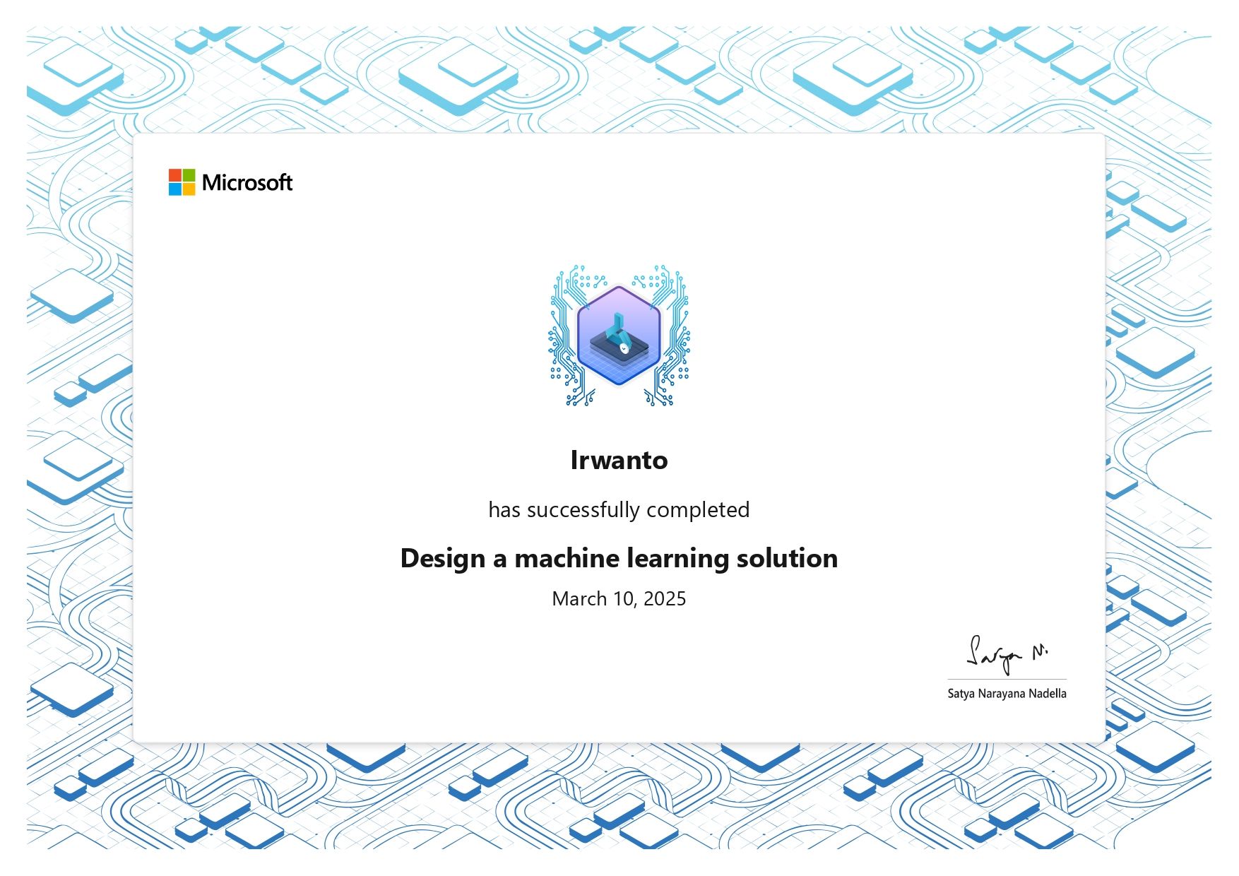 Design a machine learning solution