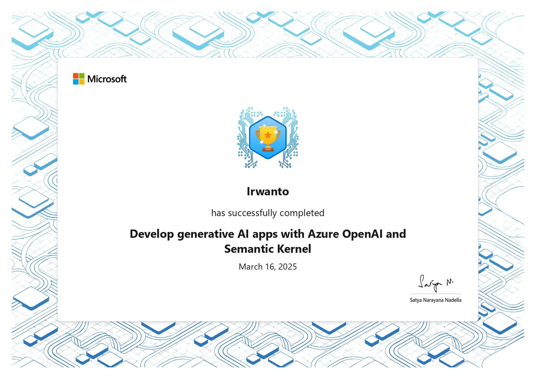 Develop generative AI apps with Azure OpenAI and Semantic Kernel